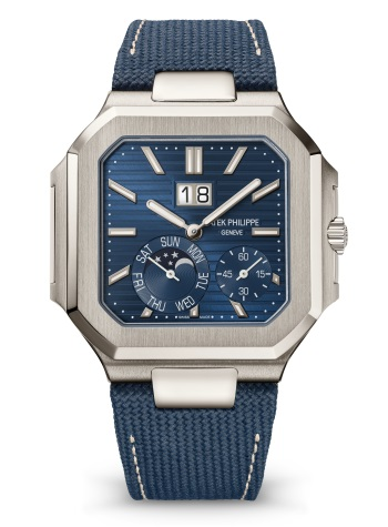 Patek Philippe Cubitus 5822P-001 Platinum Blue Dial Men's Watch