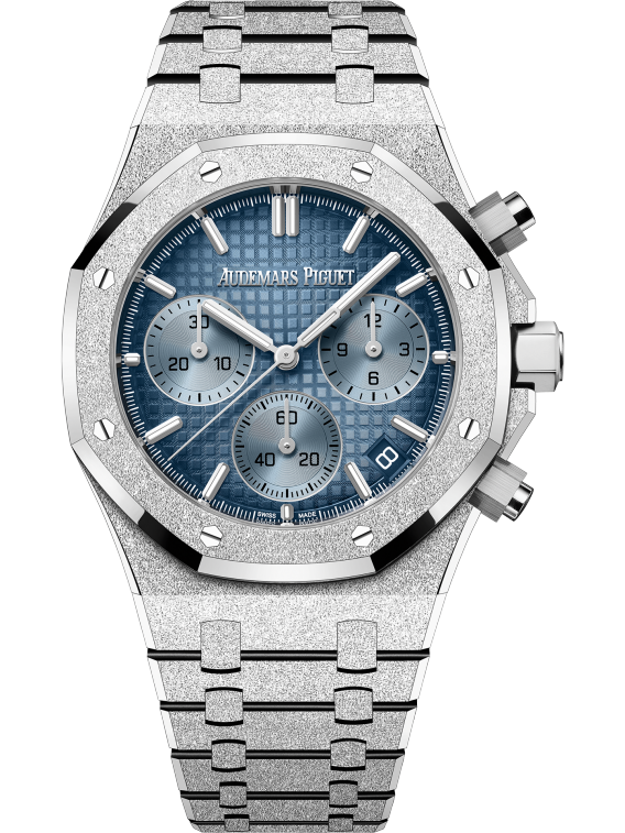 AUDEMARS PIGUET FROSTED CHRONOGRAPH Blue Dial 41mm