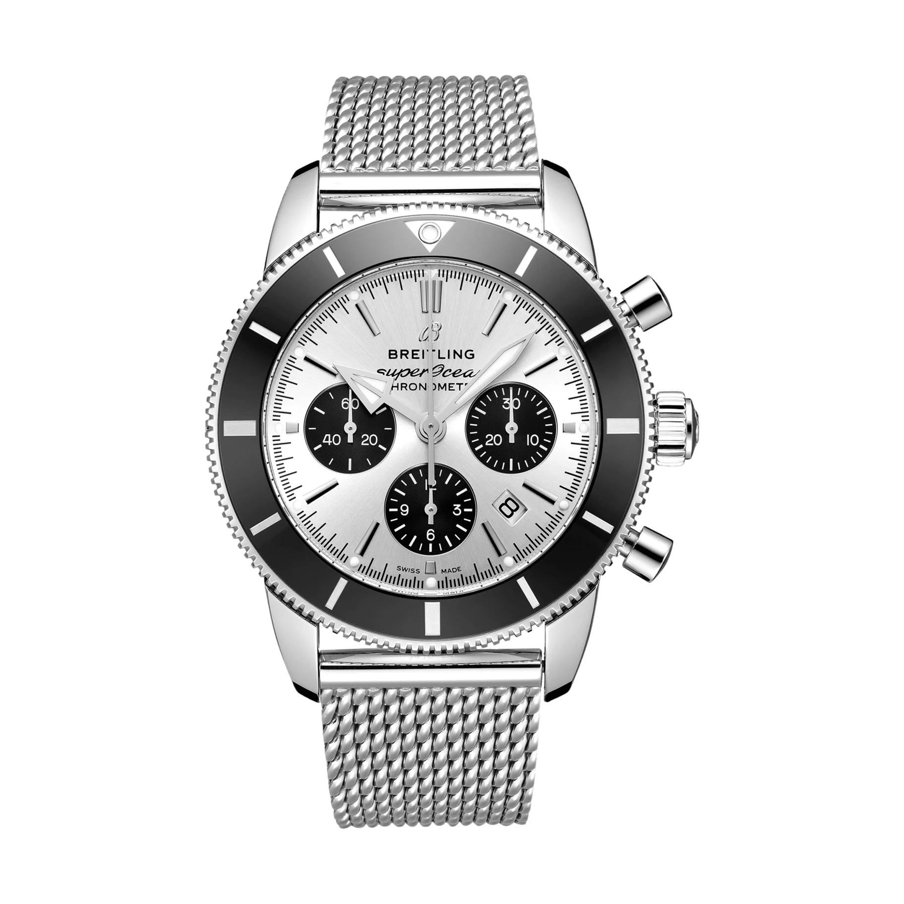 Superocean Heritage B01 Chronograph 44mm Stainless Steel - Silver