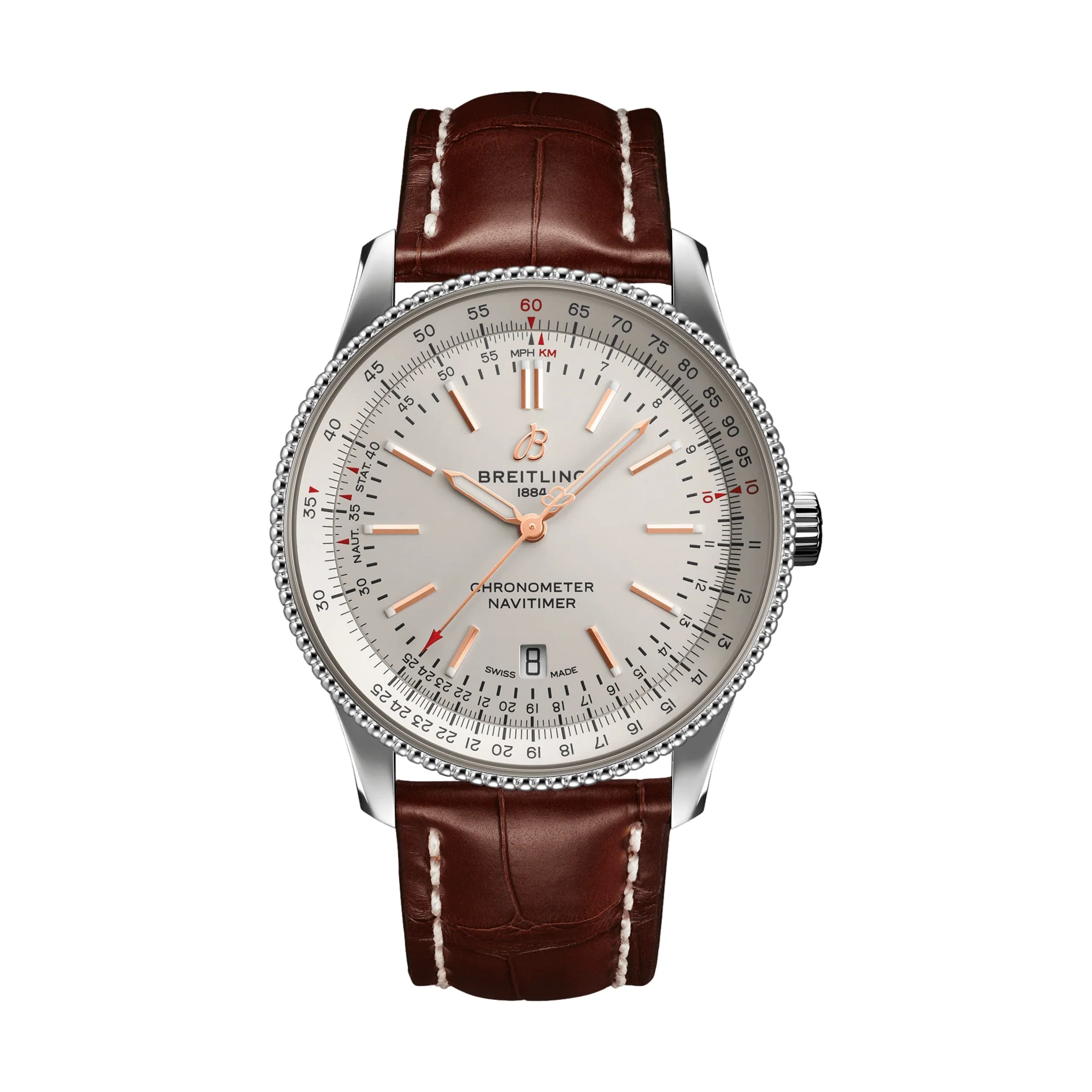 Navitimer Automatic 41mm Stainless Steel - Cream