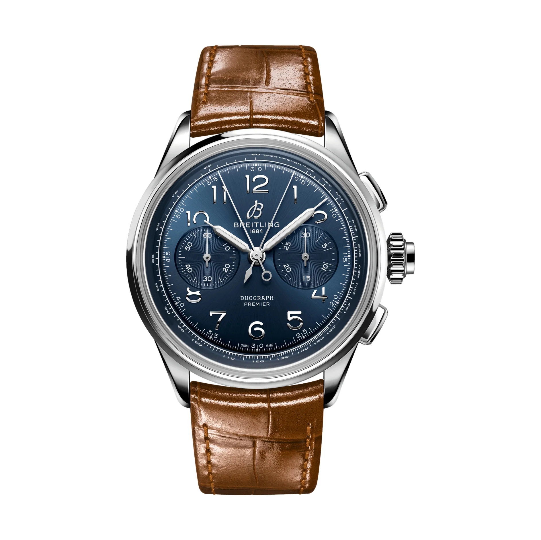 Premier B15 Duograph 42mm Stainless Steel - Blue