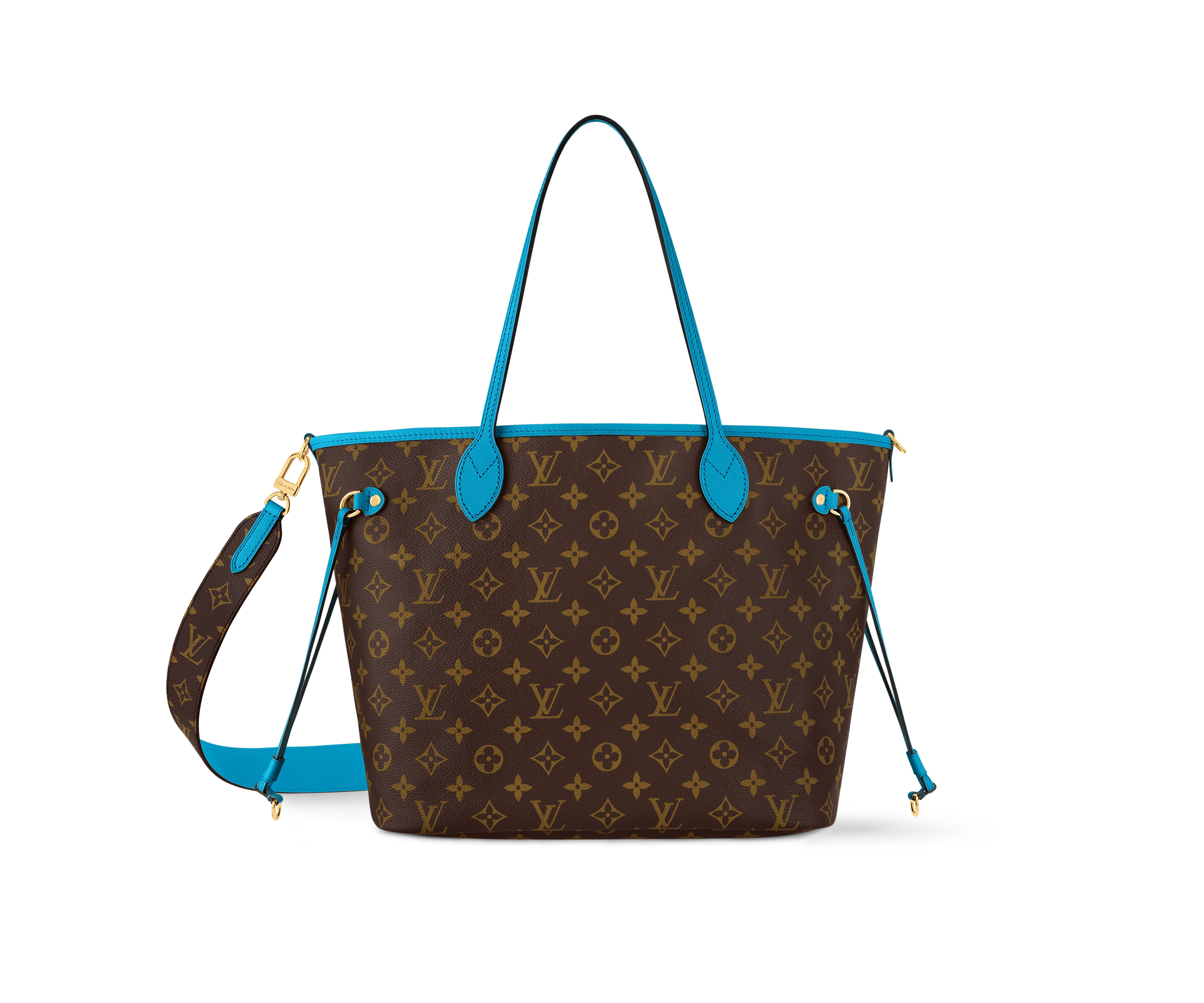 Neverfull Bandoulière Inside Out MM Monogram Coated