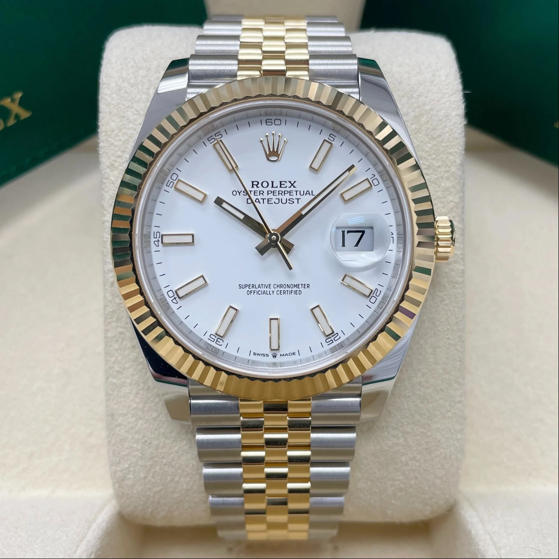 Rolex Datejust 41 Oyster, 41 mm, Oystersteel and yellow gold Reference 126333