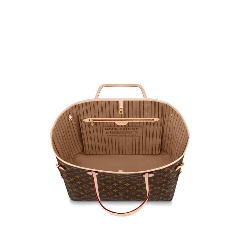 Neverfull inside brown