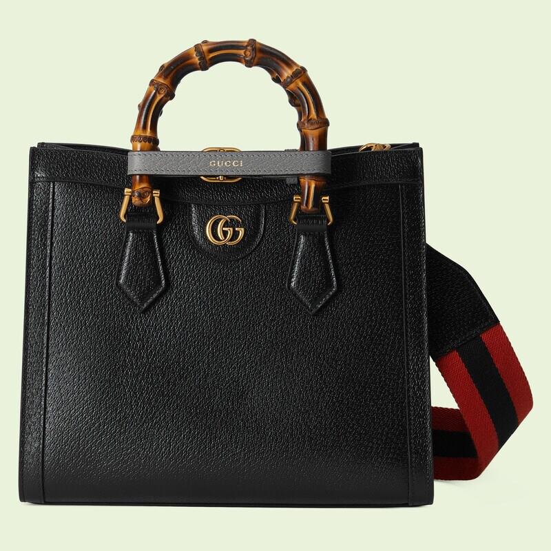 GUCCI DIANA  TOTE IN BLACK