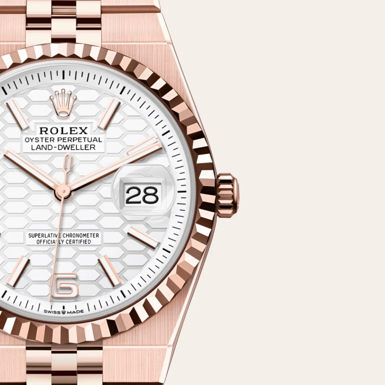 Rolex Land-Dweller 36 36 mm, 18 kt Everose gold