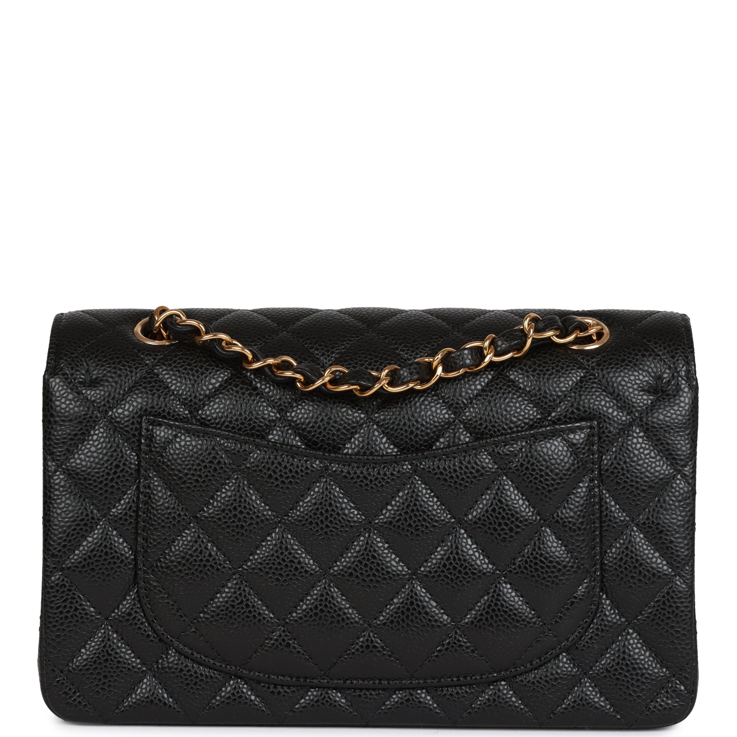 Chanel Small Classic Double Flap Black Caviar Gold Hardware