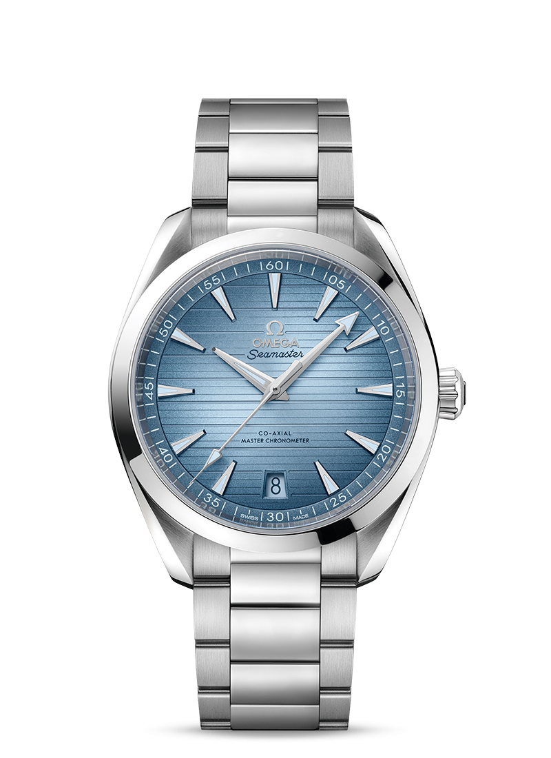 Omega SUMMER BLUE-SEAMASTER AQUA TERRA 150M CO‑AXIAL MASTER CHRONOMETER 41 MM 220.10.41.21.03.005
