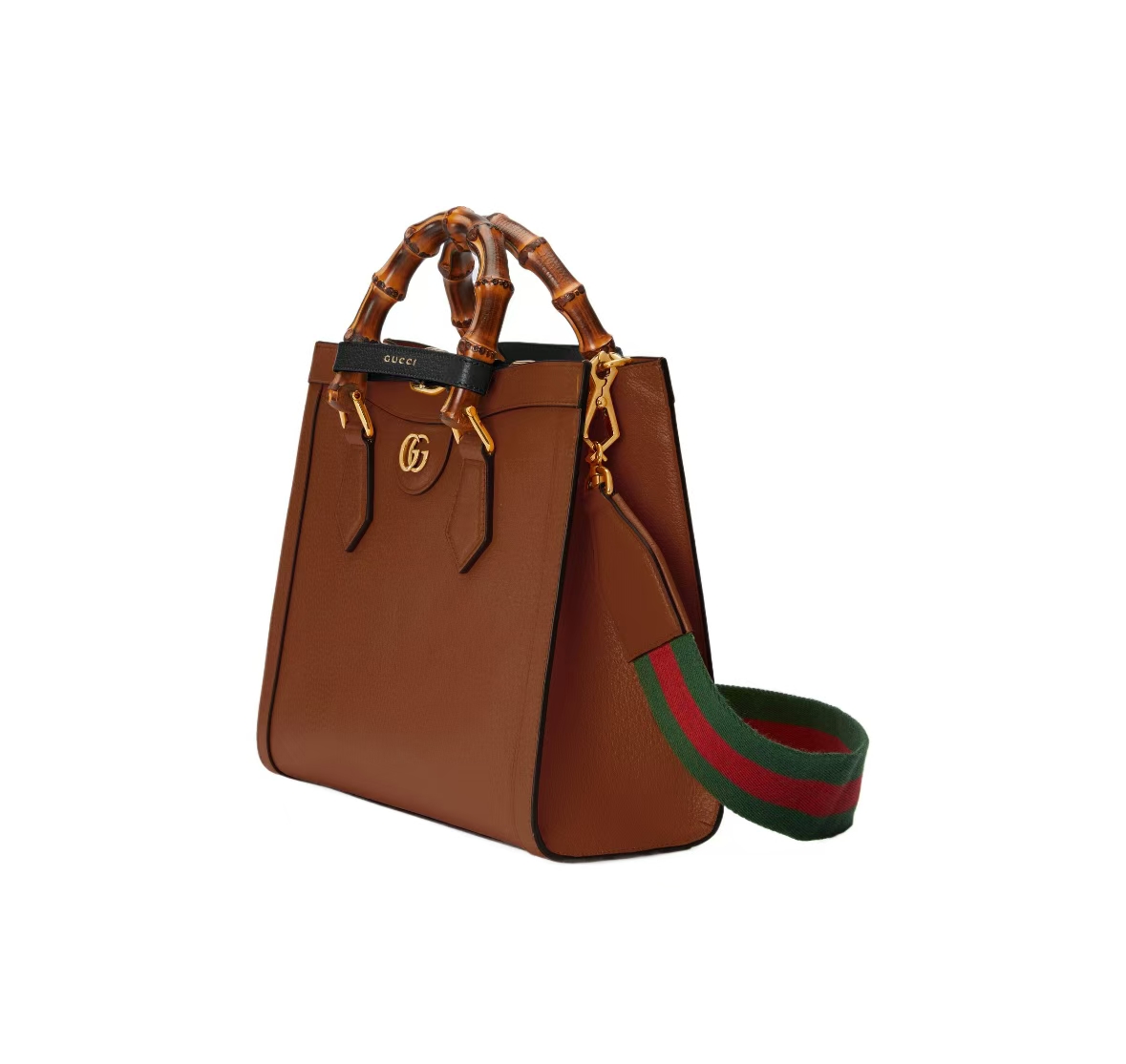 GUCCI DIANA SMALL TOTE IN BROWN