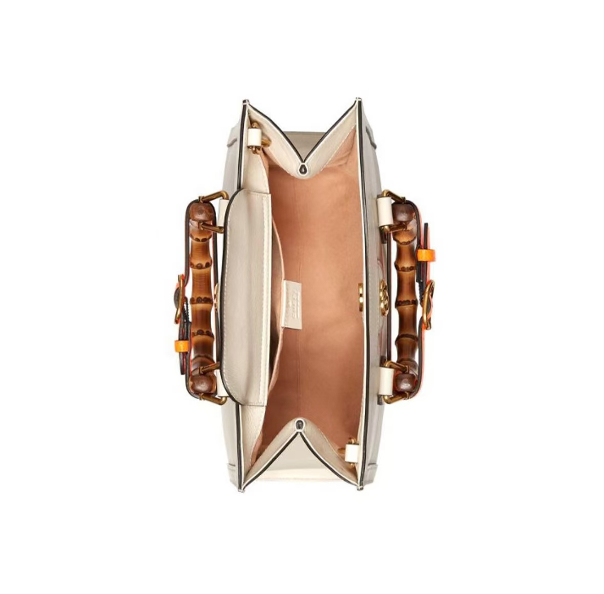 GUCCI DIANA MINI TOTE IN WHITE