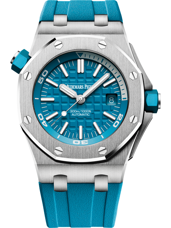AUDEMARS PIGUET OFFSHORE DIVER Turquoise Blue Dial 42mm 15710ST.OO.A032CA.01