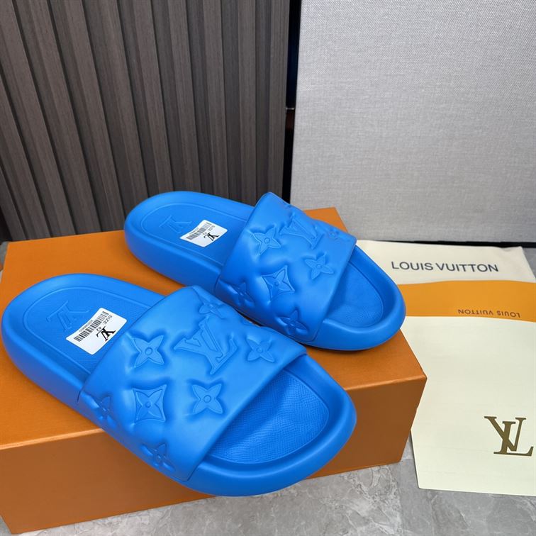 LOUIS VUITTON WATERFRONT MULE BLUE – LVSD042
