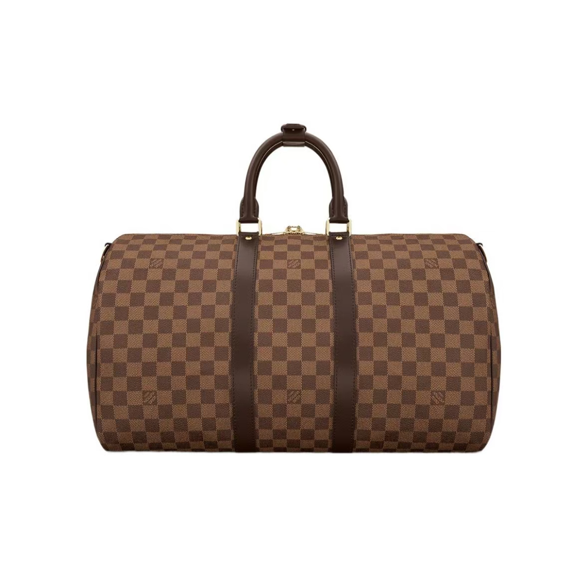 KEEPALL BANDOULIÈRE 55 MONOGRAM JUNGLE TRAVEL BAG IN BROWN