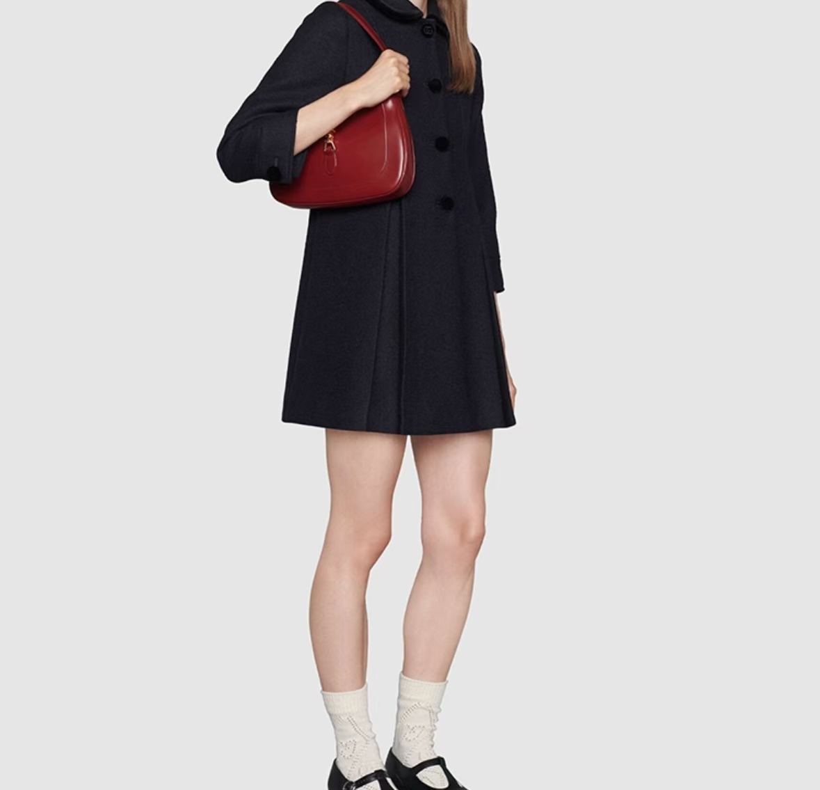 GUCCI JACKIE 1961 BAG IN SCARLET RED