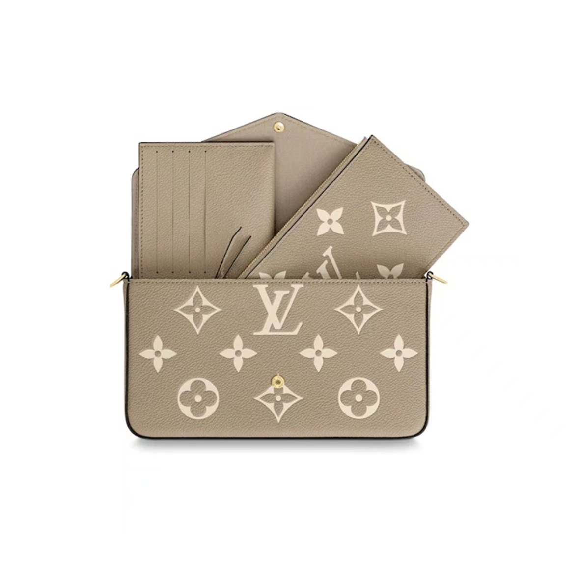LOUIS VUITTON POCHETTE FÉLICIE MONOGRAM EMPREINTE