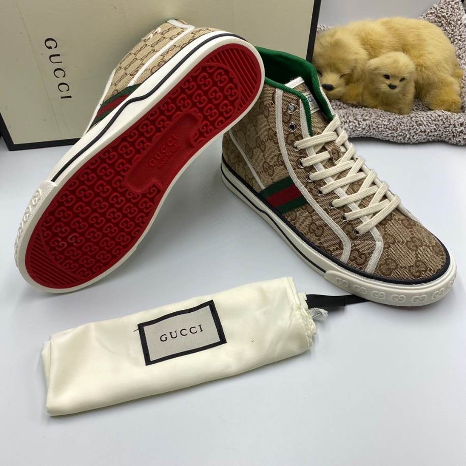 Gucci Off The Grid High Ebony Brown Sneakers – GCC214