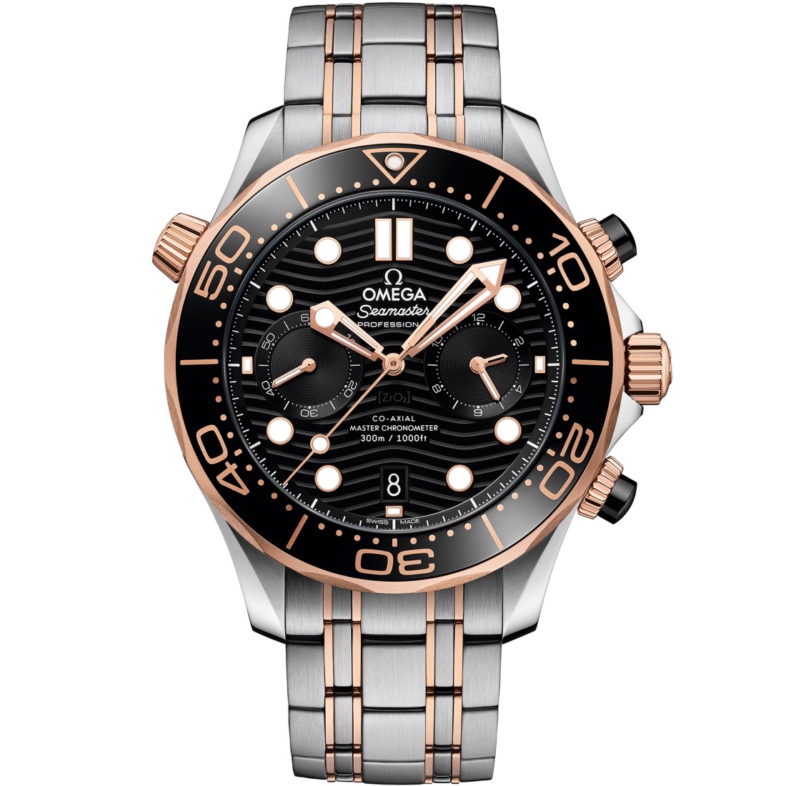 Seamaster Diver 300m CHRONOGRAPH Sedna™ Gold Black 44mm