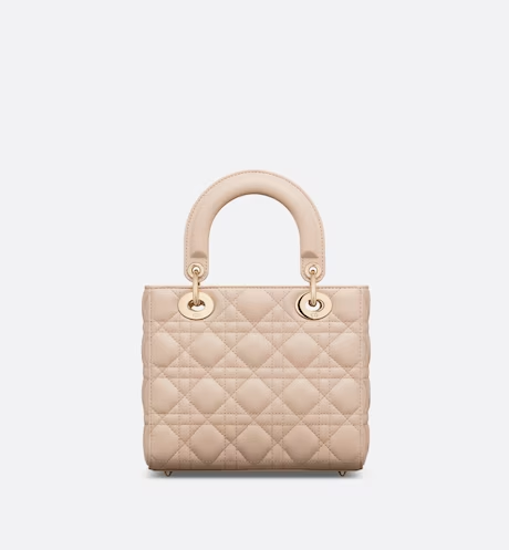 SMALL LADY DIOR MY ABCDIOR BAG Aesthetic Beige Cannage Lambskin