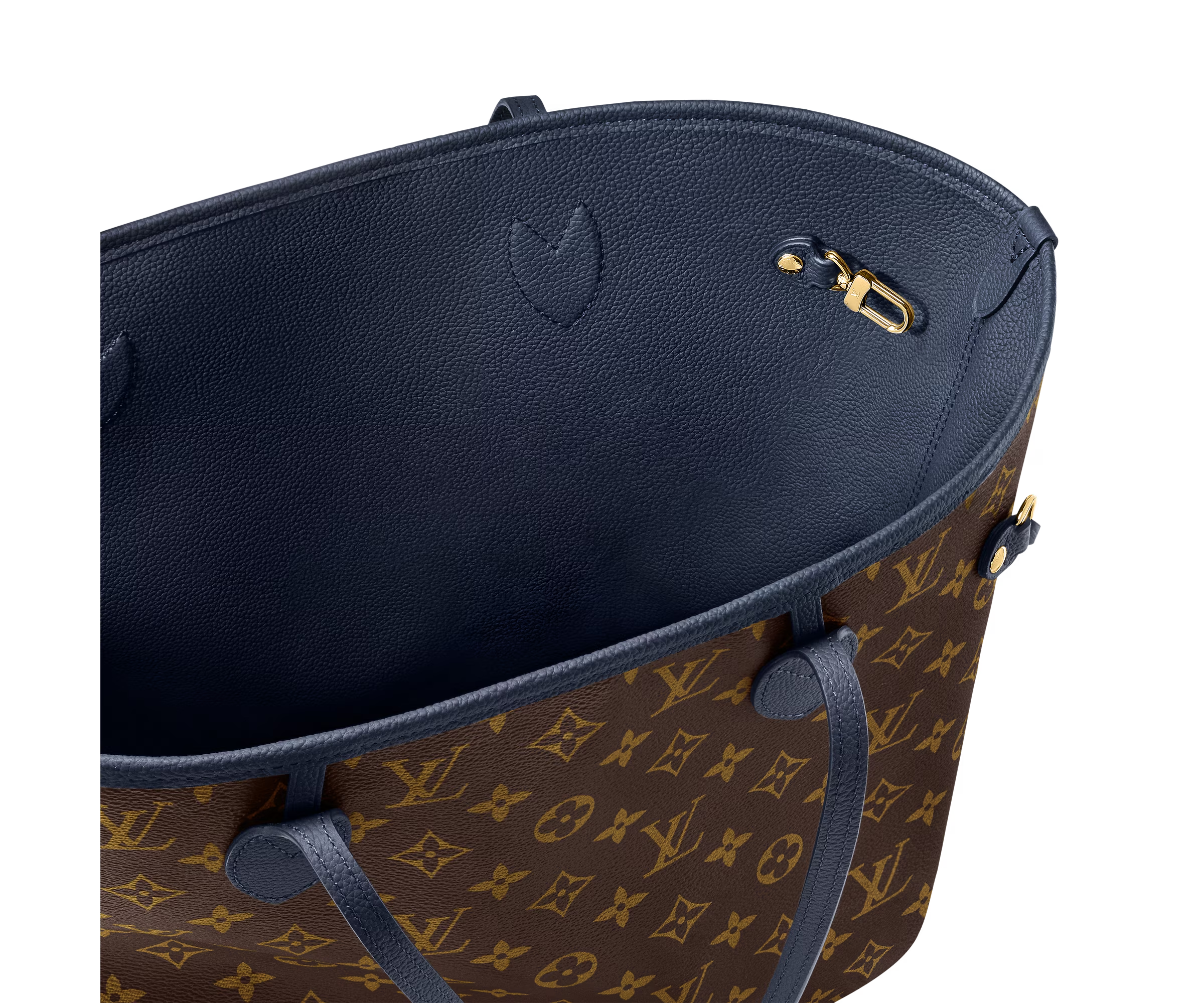 Neverfull Inside Out MM Monogram Navy