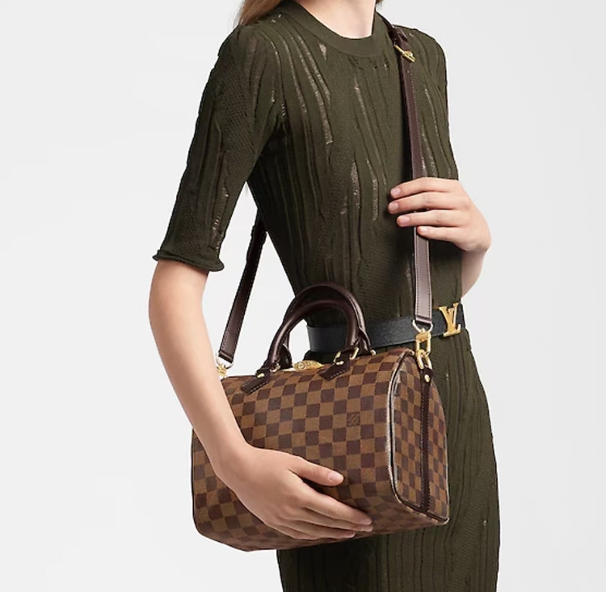 LOUIS VUITTON SPEEDY  BANDOULIÈRE IN DAMIER AZUR