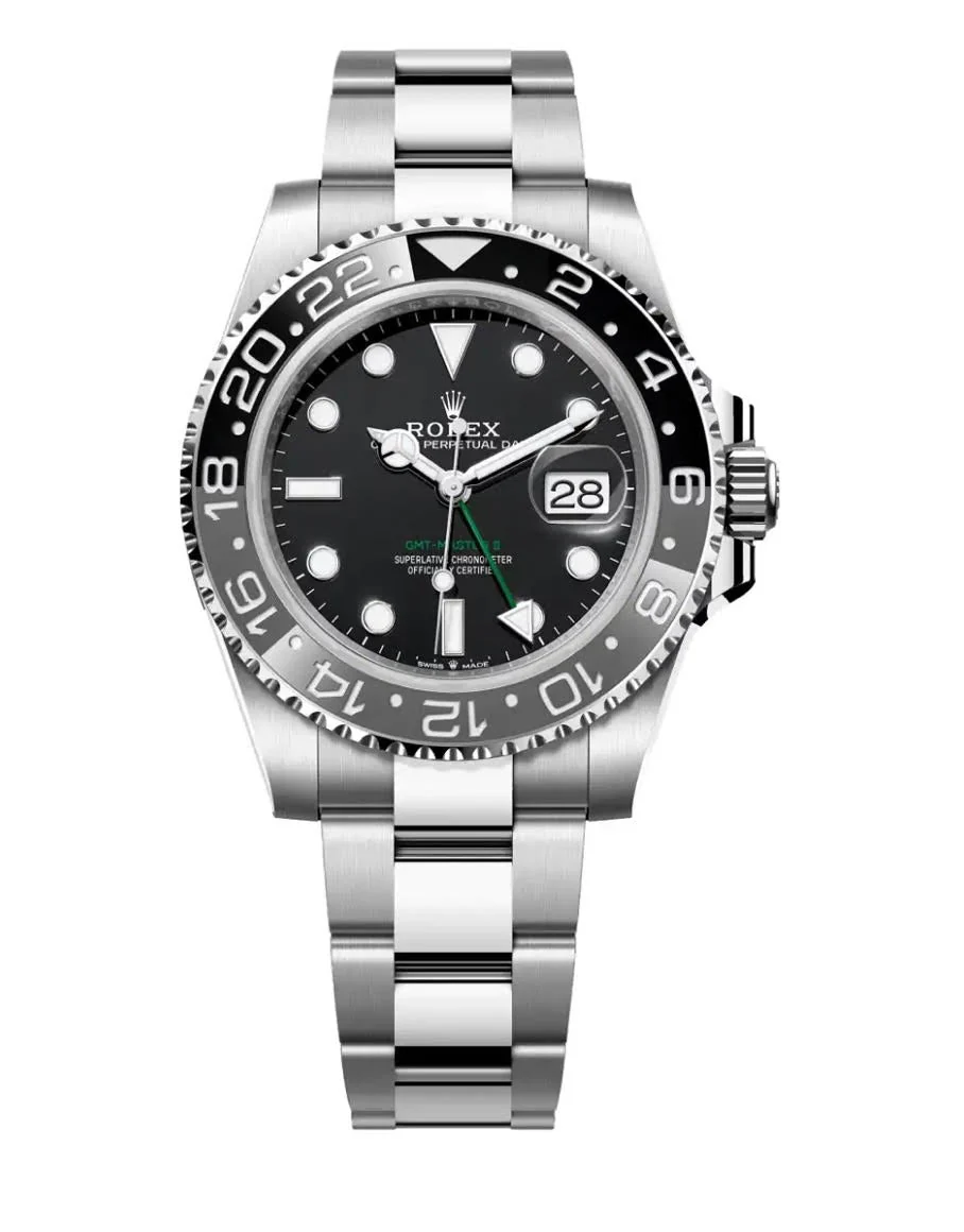 Rolex GMT Master ll Automatic Black Dial Steel Men's Watch M126710GRNR-0004