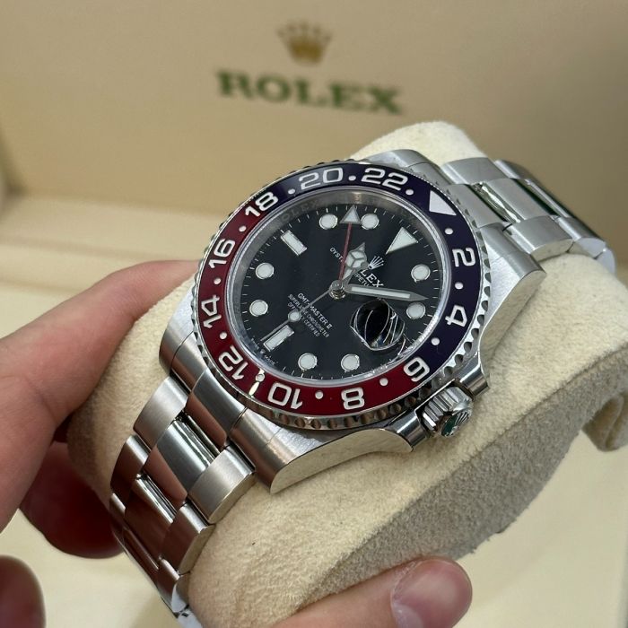 Rolex GMT Master II Pepsi Oystersteel Men's Luxury Watch M126710BLRO-0002