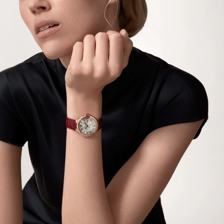 BALLON BLEU Diamond Rose Gold 33mm