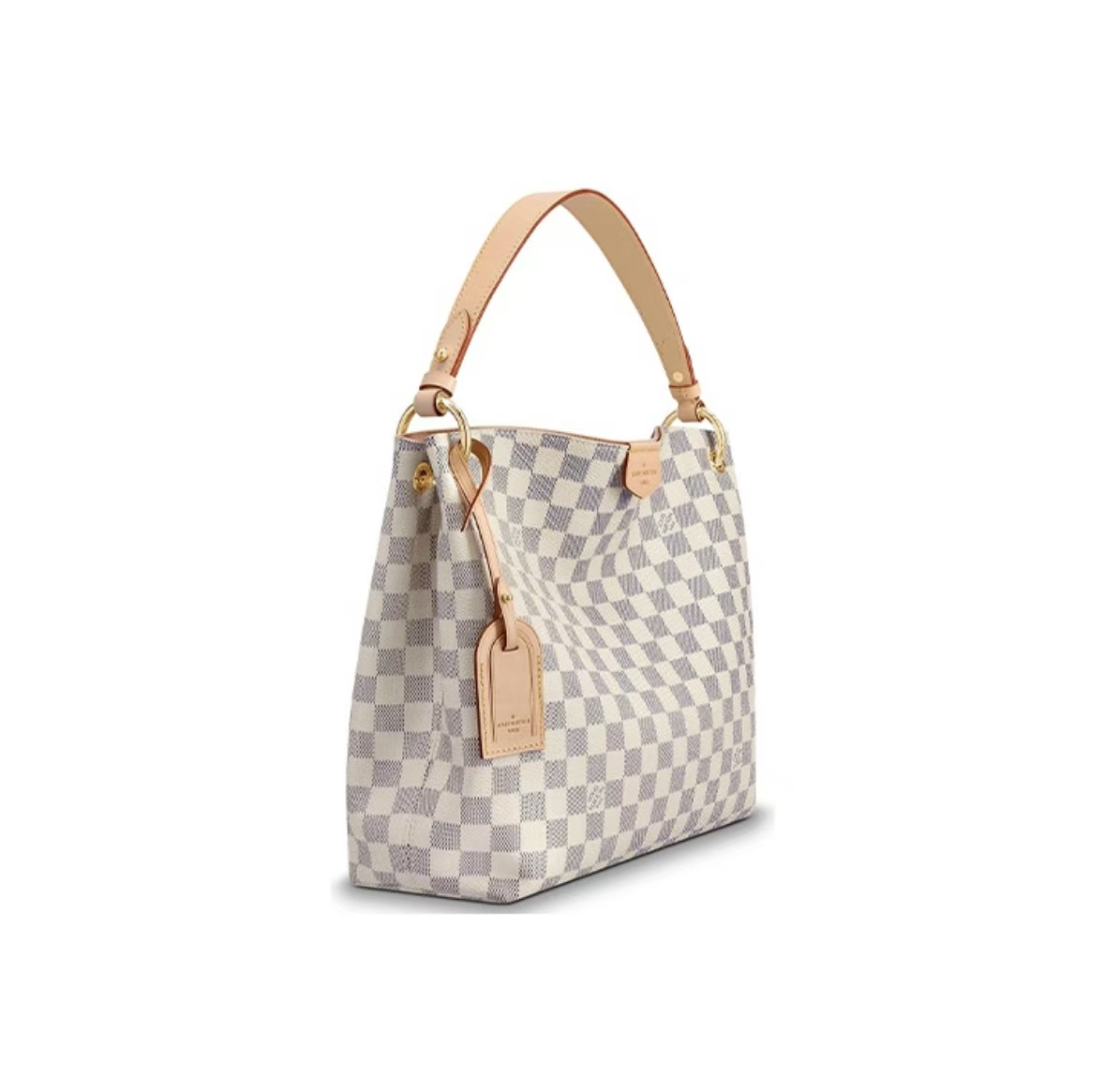 GRACEFUL DAMIER EBÈNE HOBO BAG