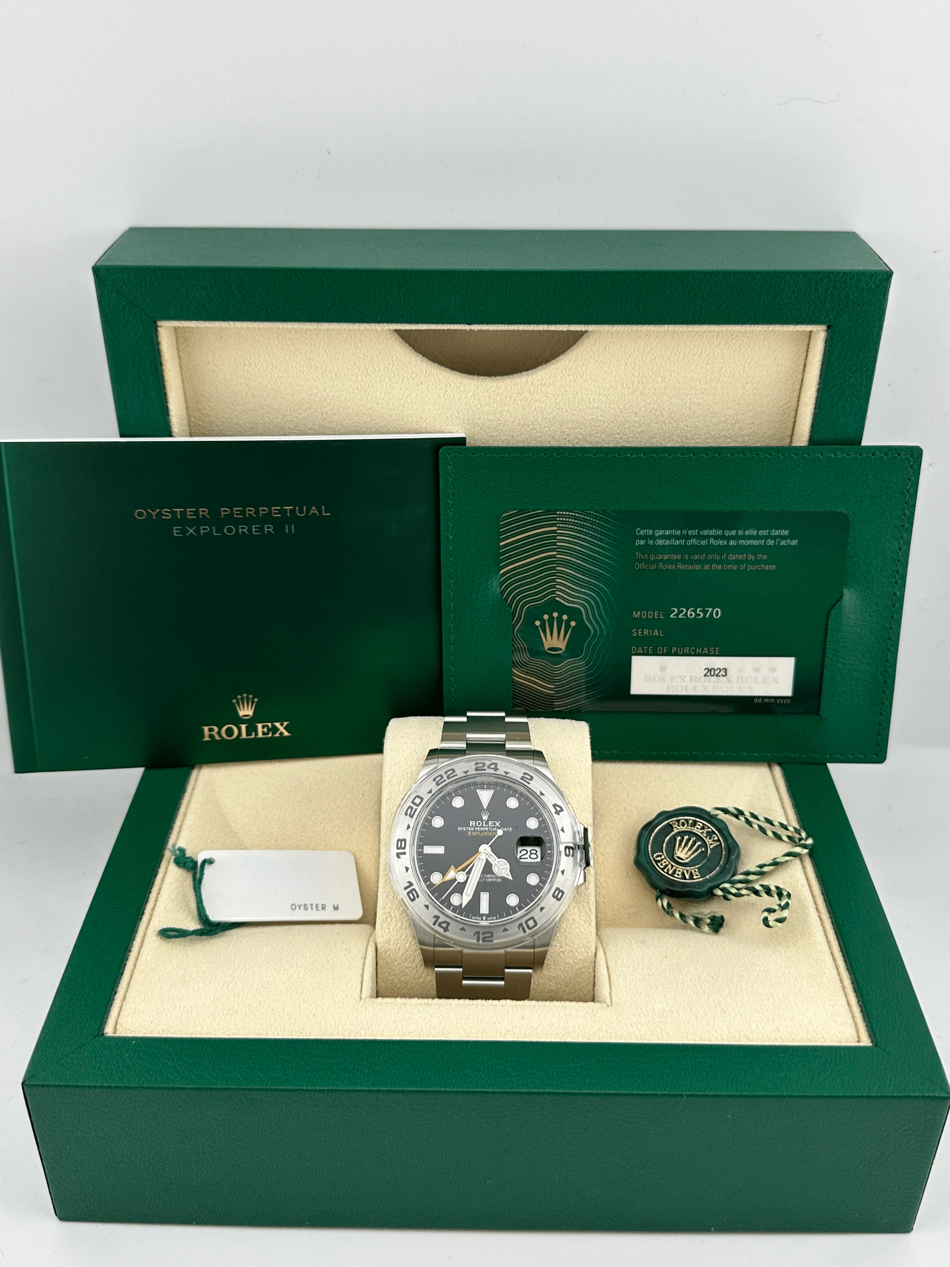 Rolex Explorer II 42mm Black Dial 226570