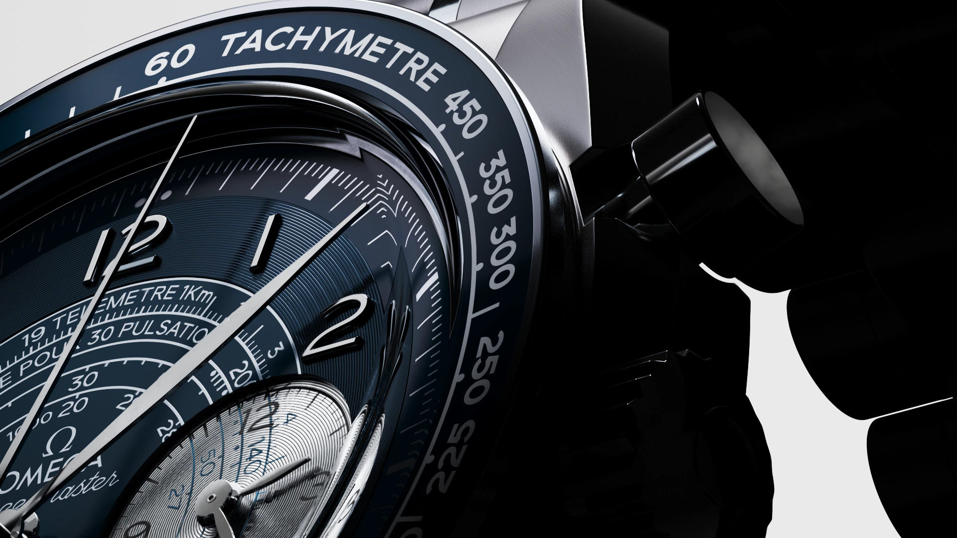 OMEGA SPEEDMASTER CHRONOSCOPE 43 MM, STEEL ON STEEL