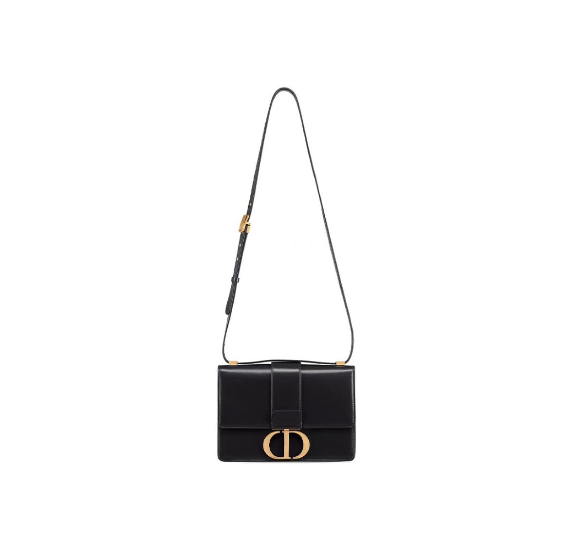 DIOR 30 MONTAIGNE MediumIN BLACK CALFSKIN