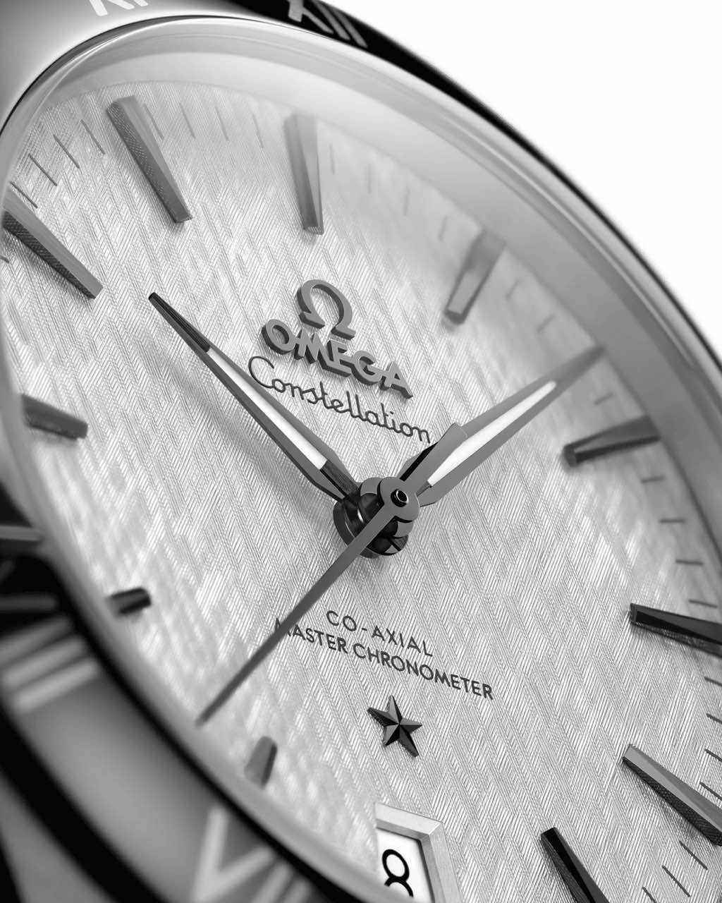 CONSTELLATION STEEL ON LEATHER STRAP 41 MM