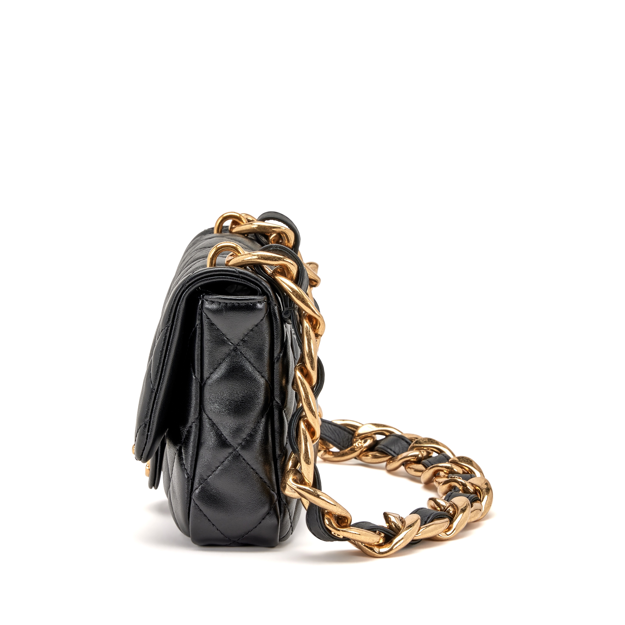 Chanel Funky Town Flap Bag Quilted Lambskin Large