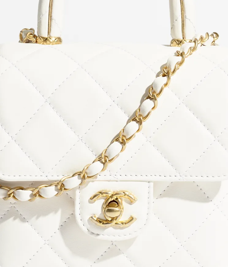 Chanel MINI FLAP BAG WITH TOP HANDLE