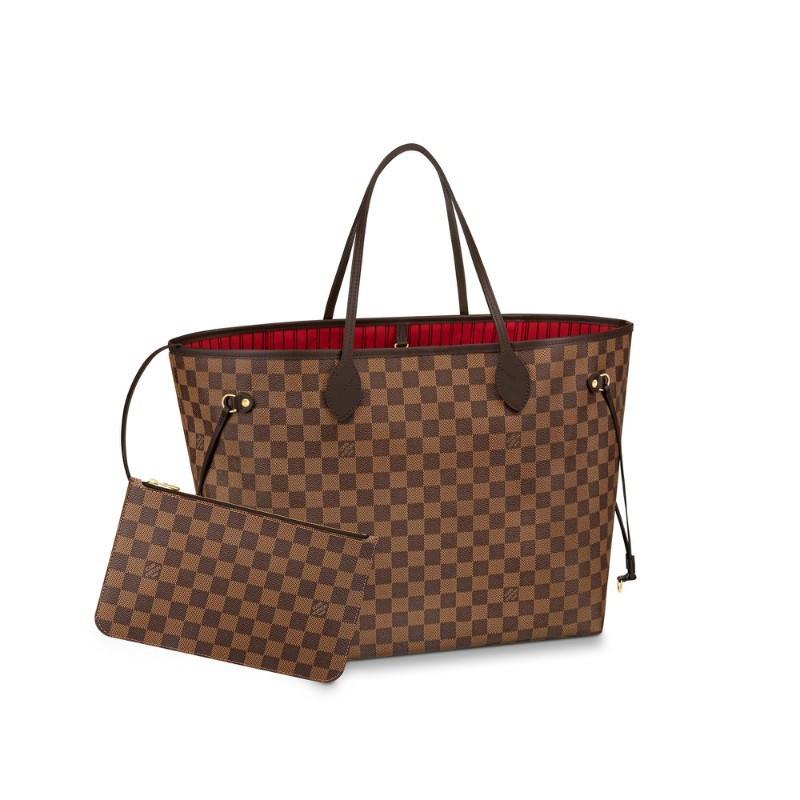Neverfull inside red
