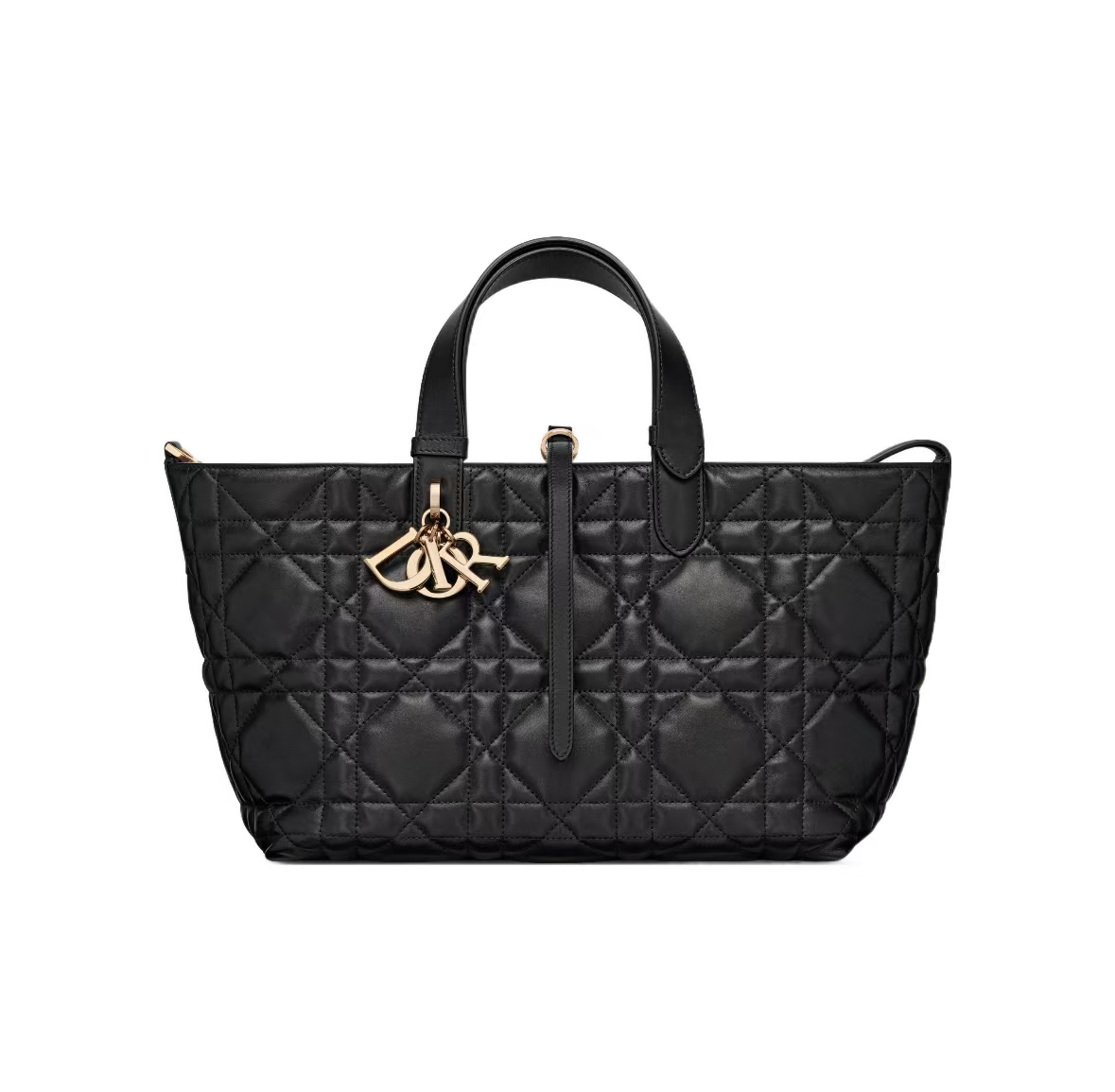DIOR TOUJOURS MEDIUM BAG IN BLACK CALFSKIN