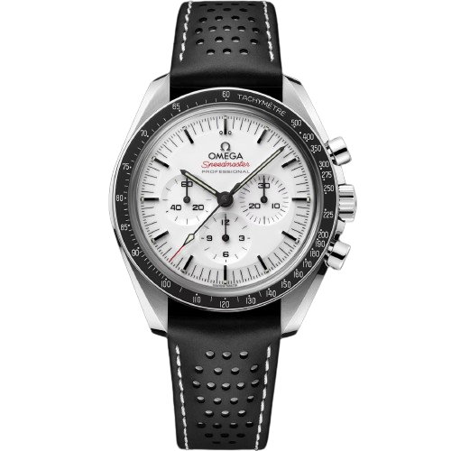OMEGA SPEEDMASTER MOONWATCH PROFESSIONAL 42 MM, STEEL ON LEATHER STRAP