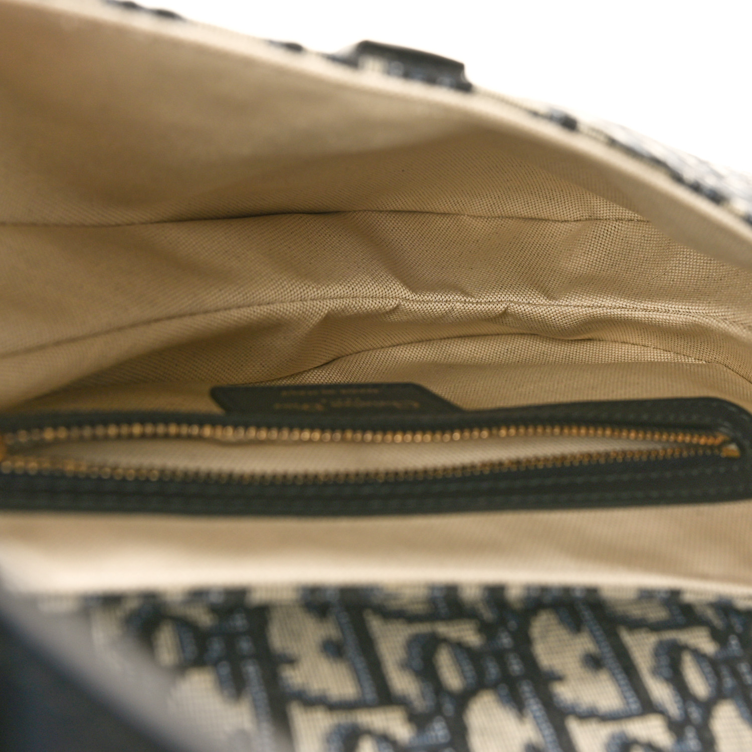 Oblique Saddle Bag Blue