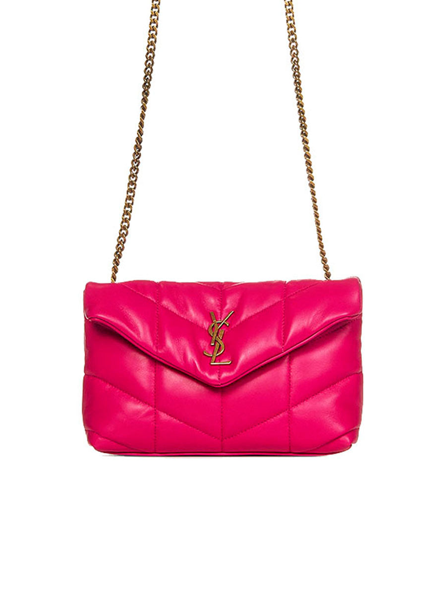 YSL Puffer Toy Bag in Quilted Lambskin