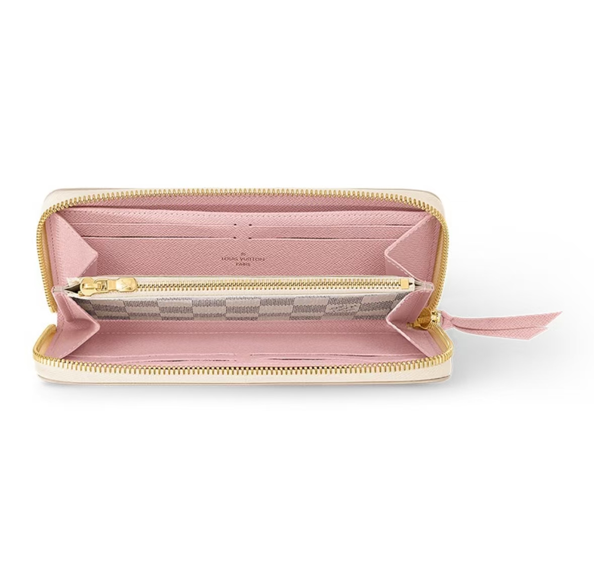 LOUIS VUITTON CLÉMENCE WALLET IN DAMIER AZUR