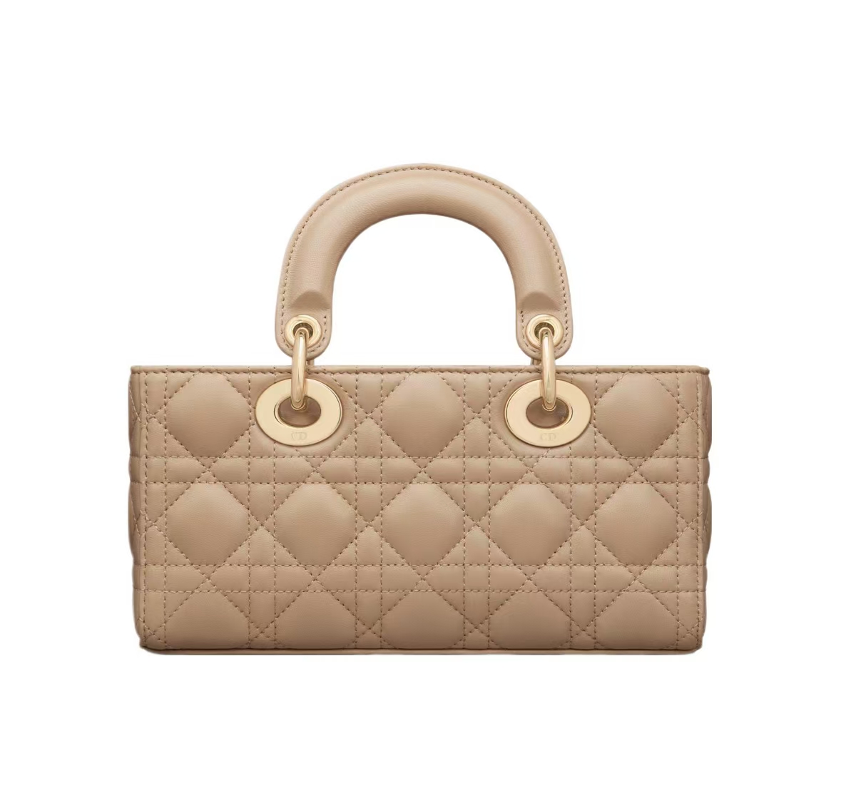 DIOR LADY D-JOY BAG IN BISCUIT LAMBSKIN