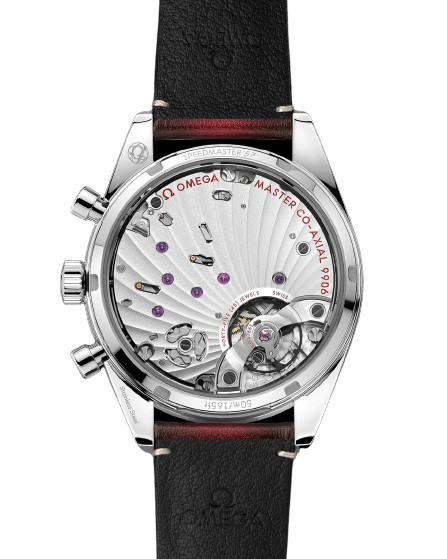 OMEGA SPEEDMASTER '57 40.5 MM, STEEL ON LEATHER STRAP