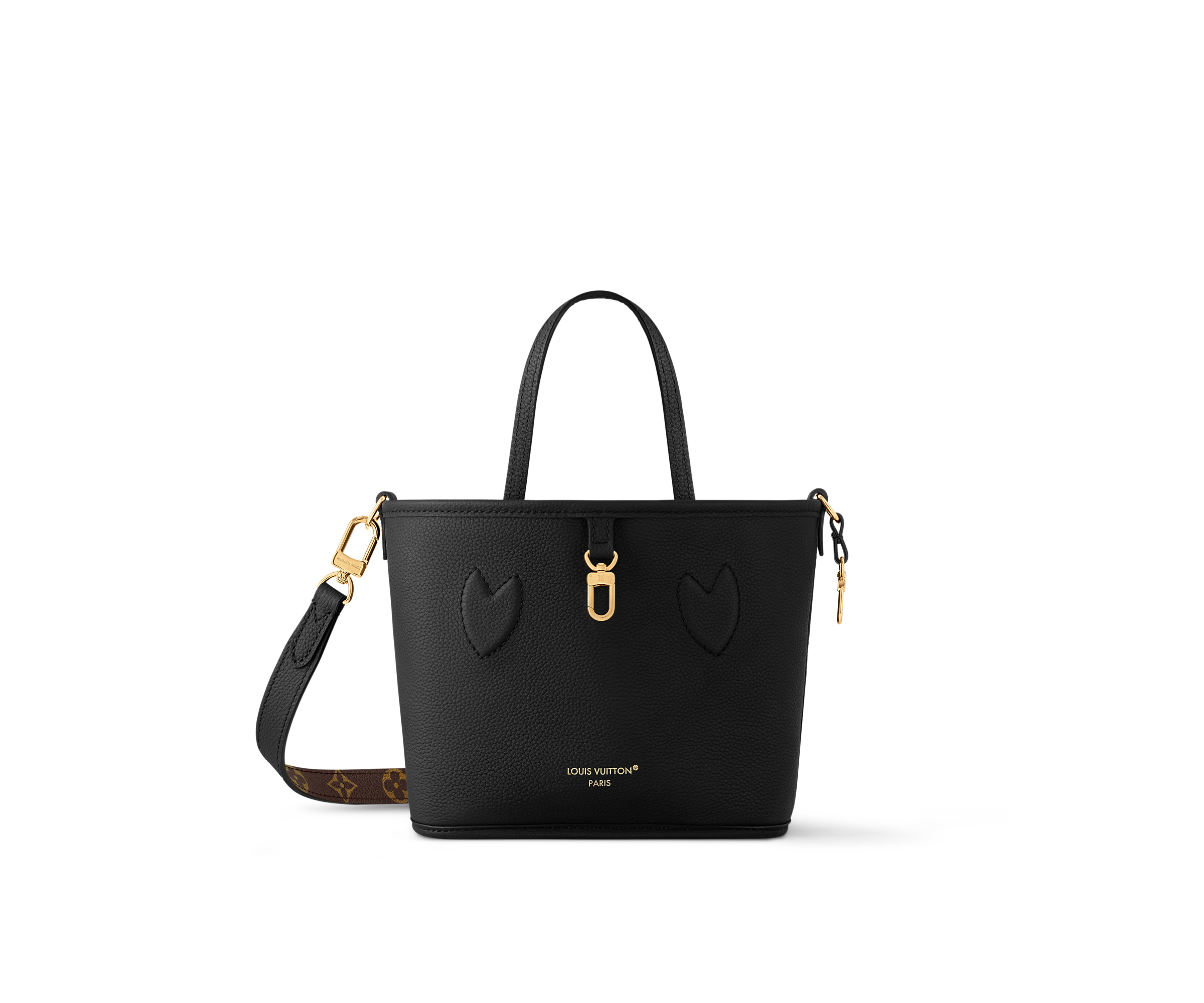 Neverfull Bandoulière Inside Out BB  Black cowhide