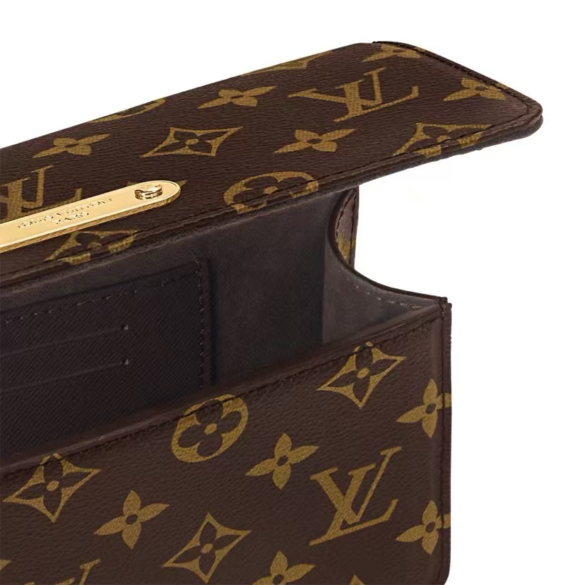 LOUIS VUITTON LILY MONOGRAM WALLET ON CHAIN