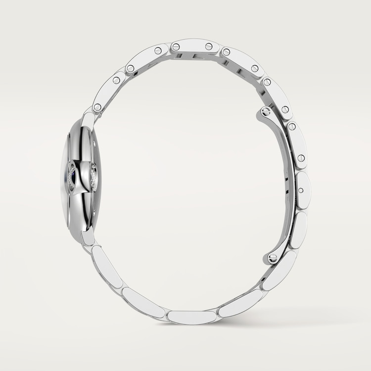 Ballon Bleu de Cartier watch Silvered opaline dial 28 mm