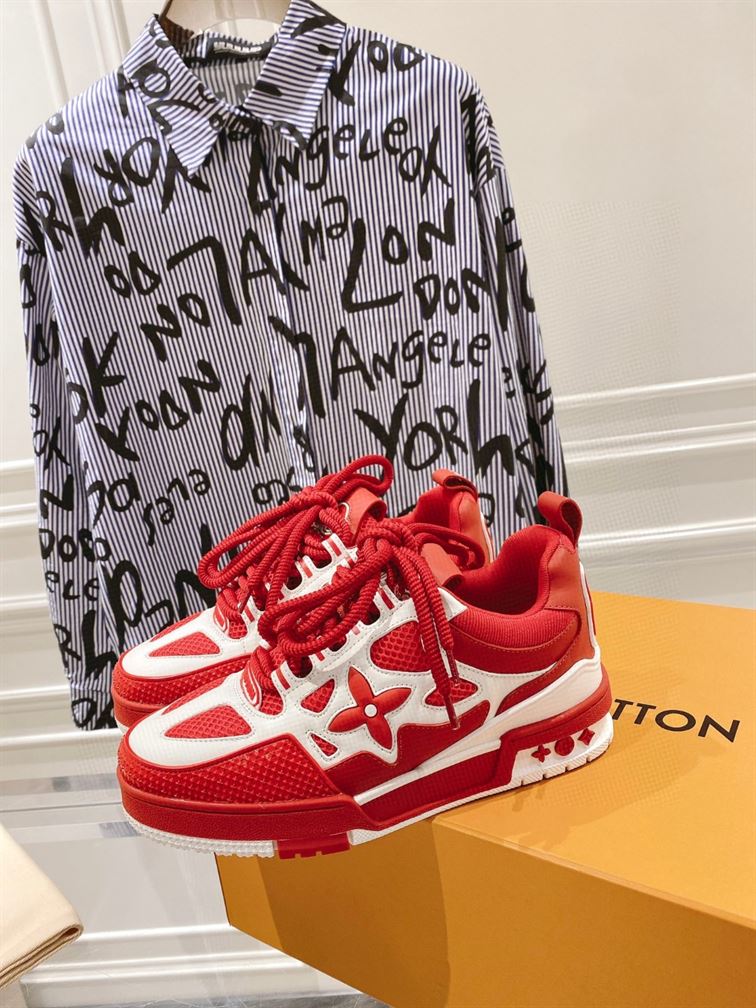 LOUIS VUITTON LV SKATE SNEAKER IN RED – LVS147