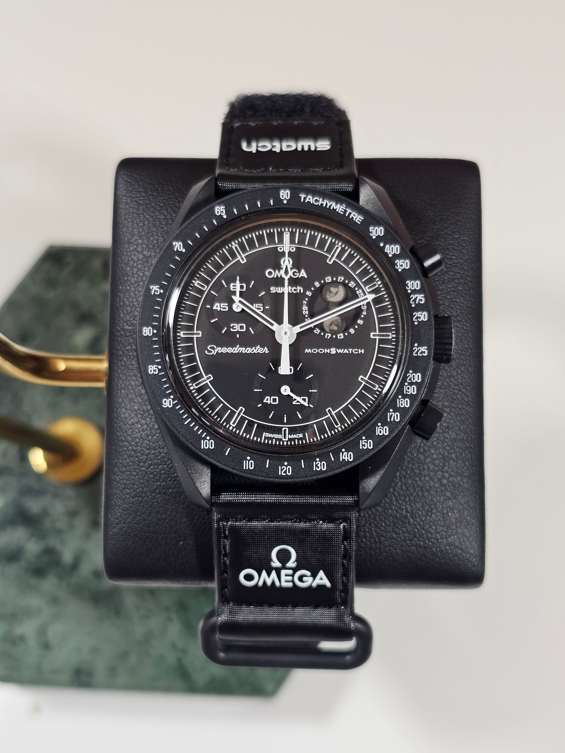 OMEGA x Swatch MISSION TO THE MOONPHASE - NEW MOON 42mm