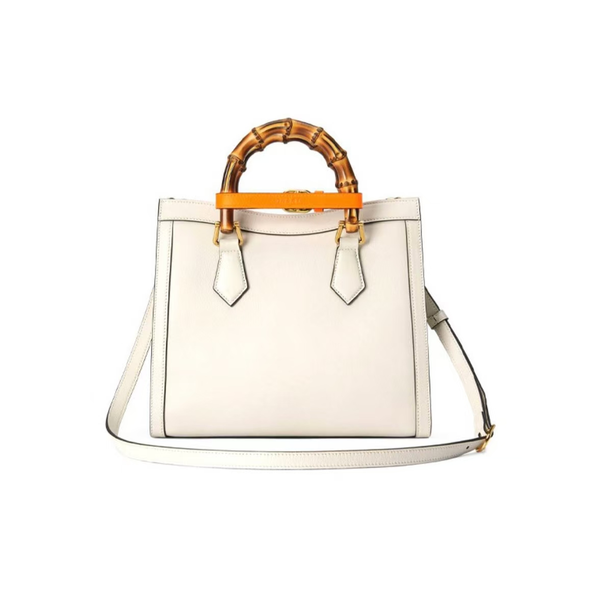 GUCCI DIANA MINI TOTE IN WHITE