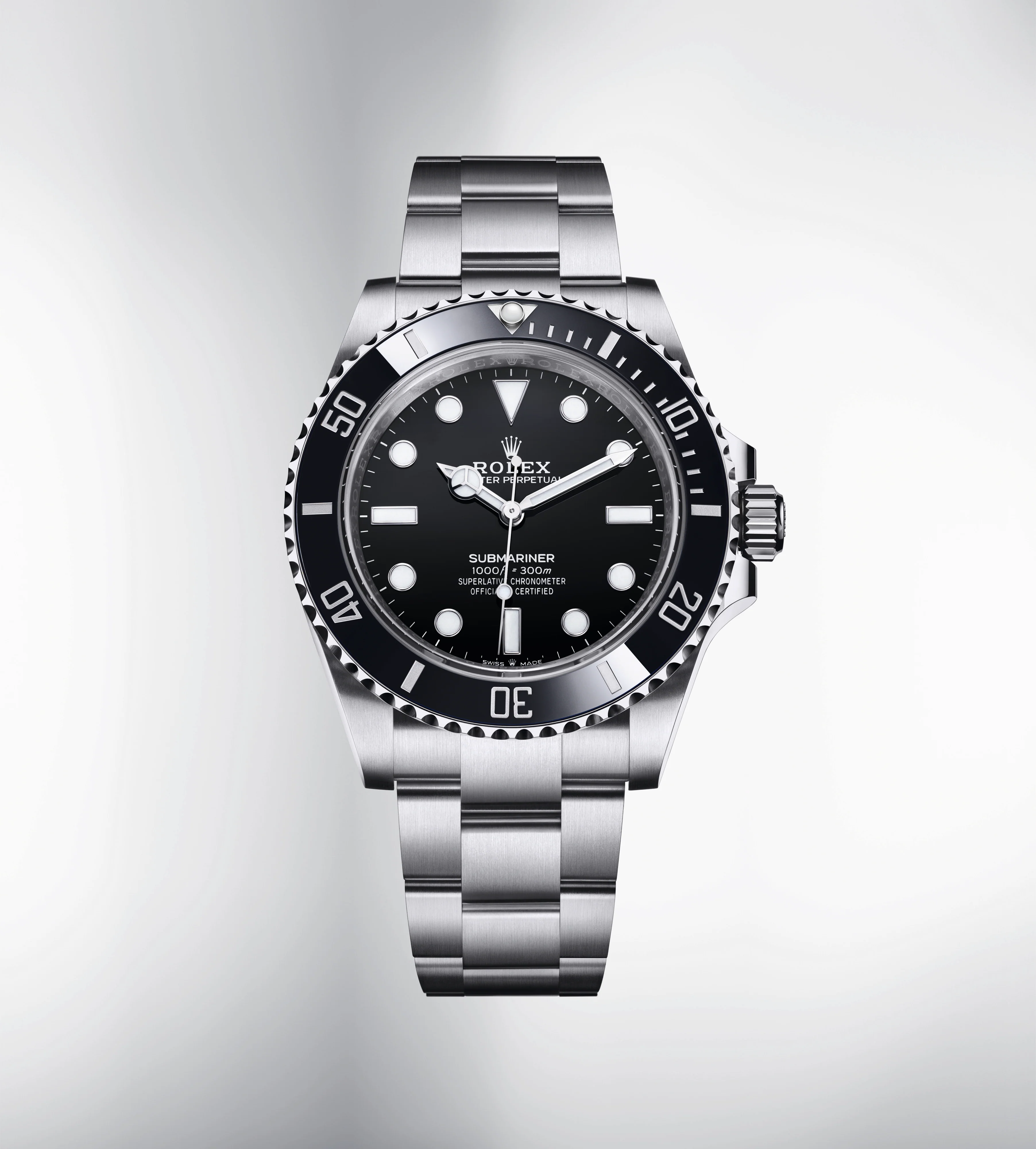 Rolex Submariner No Date Diver Watch Black Dial 40mm 114060-0002