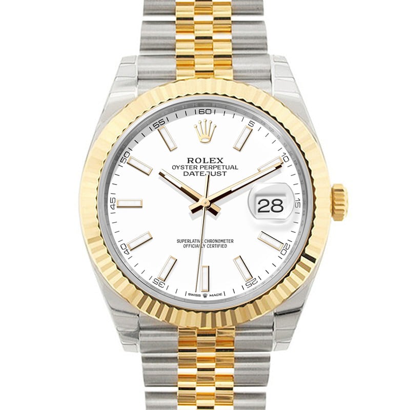 Rolex Datejust 41 Oyster, 41 mm, Oystersteel and yellow gold Reference 126333